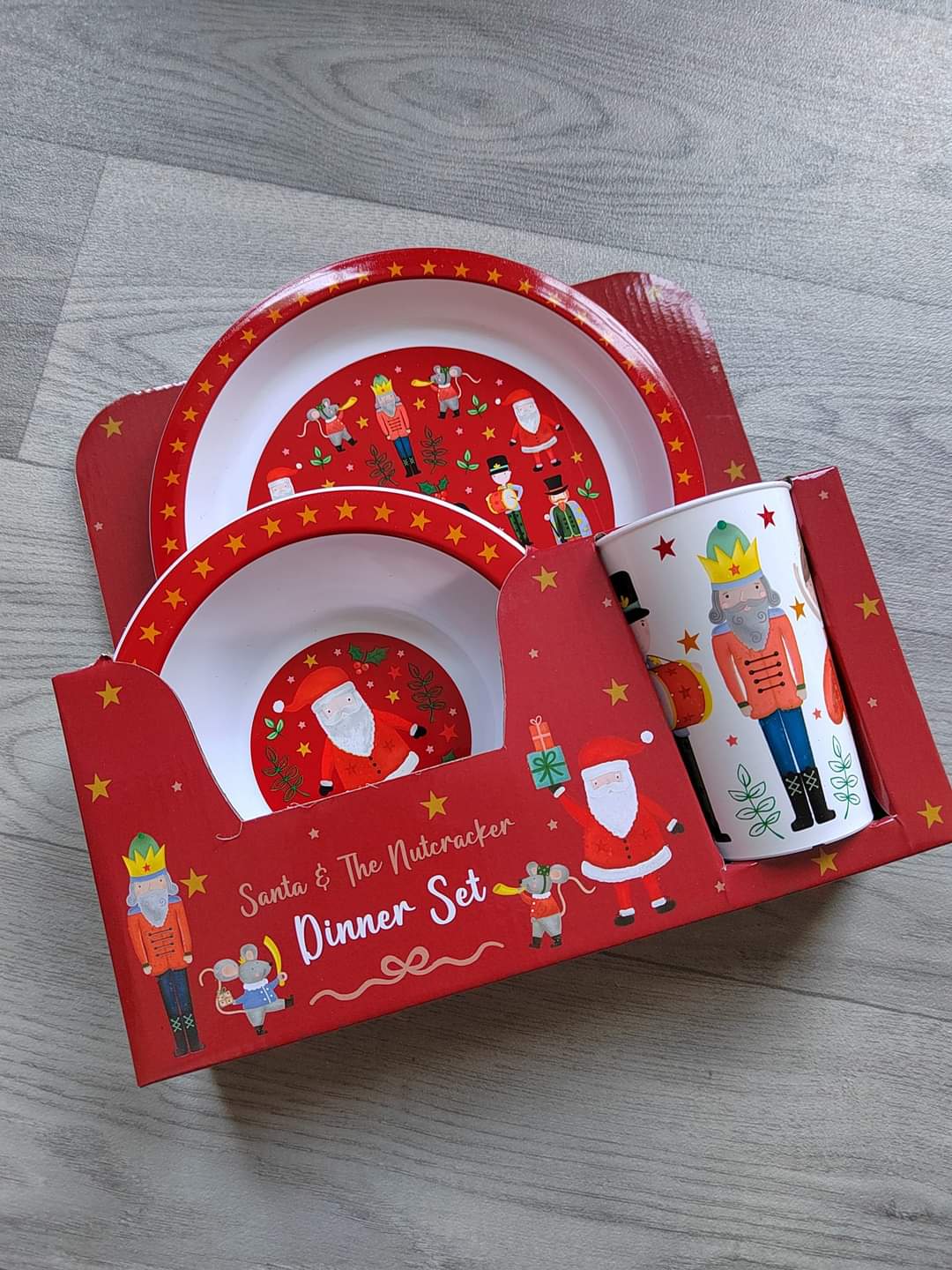 Santa & Nutcracker Dinner Set