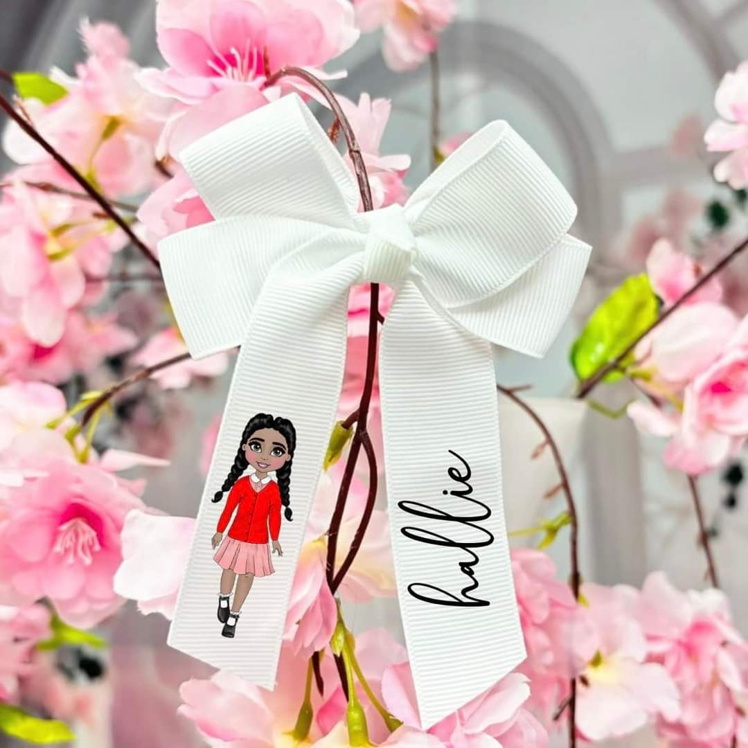 Back To School Hair Bows