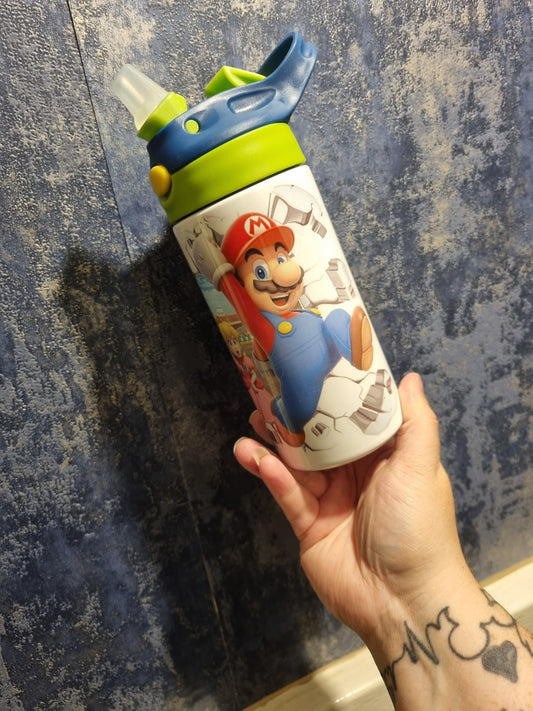 Personalised Mario Kids Tumbler