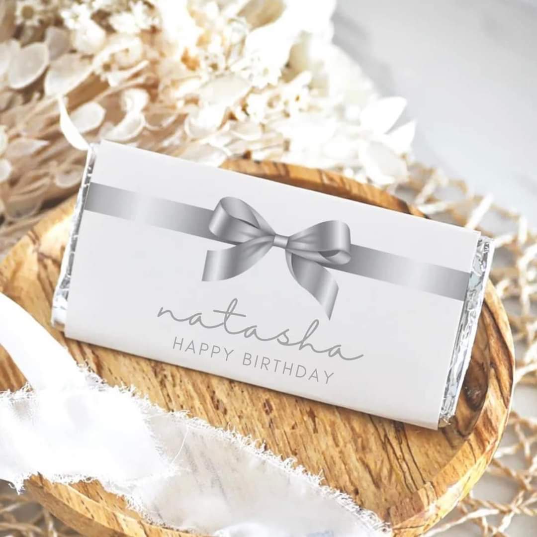 Personalised Chocolate Bars