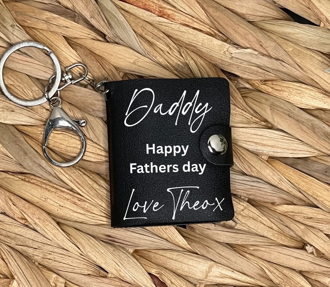 Mini Photo Album Keyring