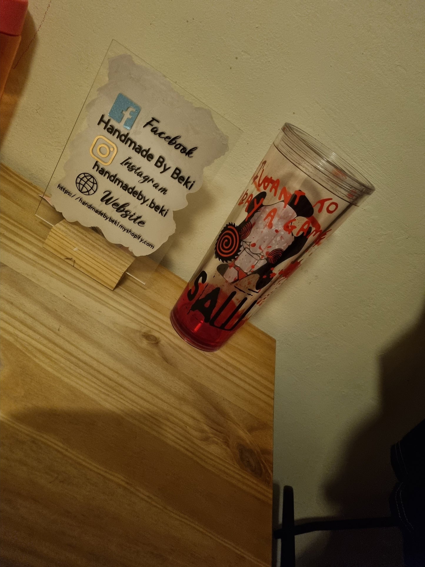 I Want To Play A Game Blood Drip Tumbler