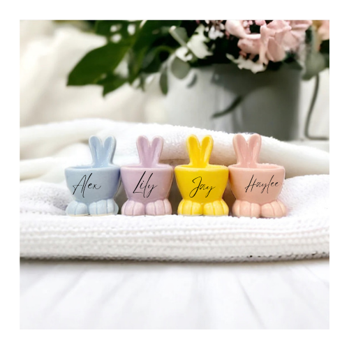 Personalised Bunny Egg Cups