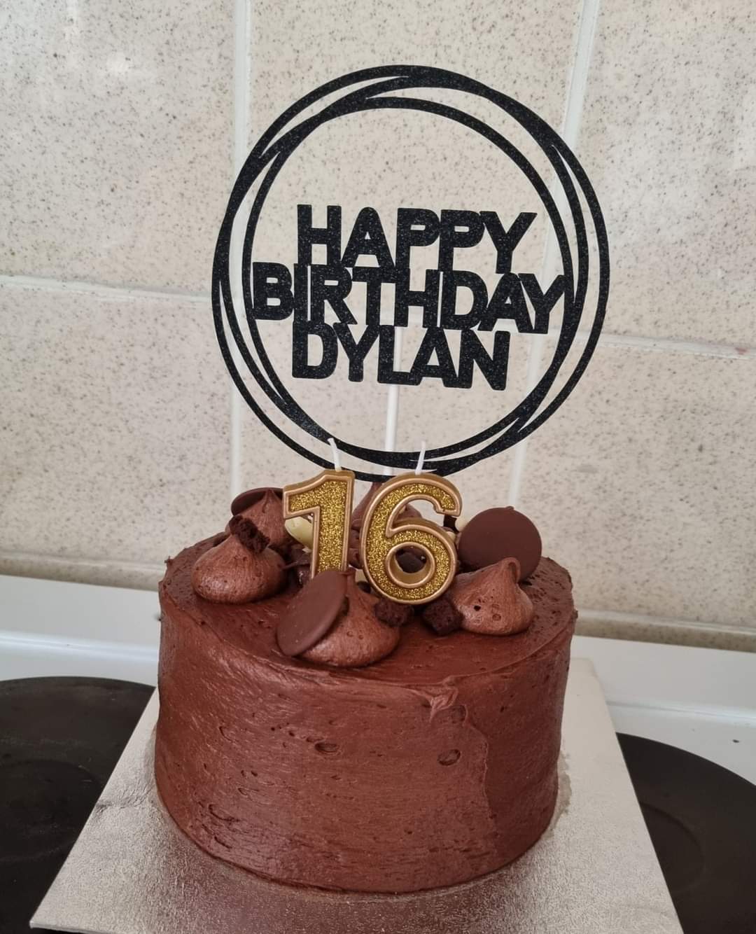 Personalised Happy Birthday Cake Topper