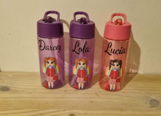 Girls Personalised Water Bottles