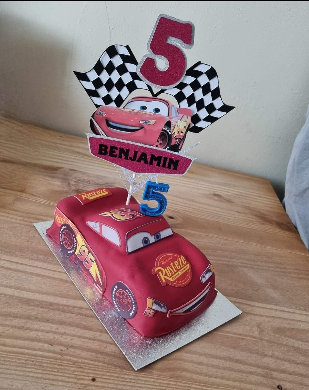 Personalised Cars Cake Topper