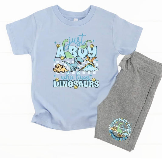 Dinos Shorts & Tshirt Set