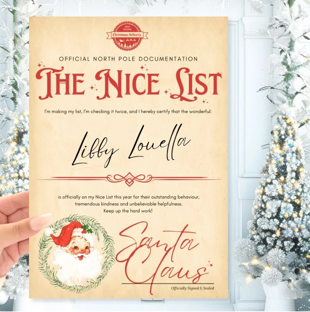 The Nice List - Personalised