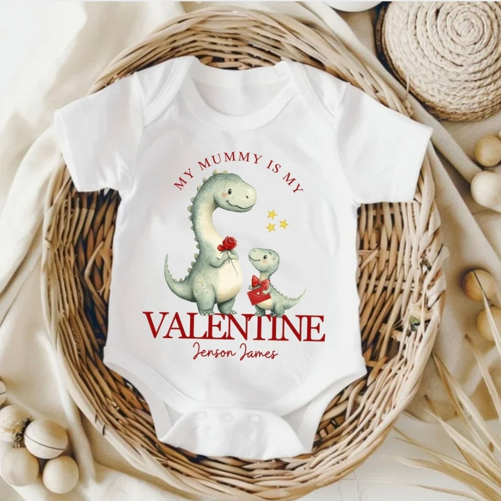 Mummy Is My Valentine - Baby Vest