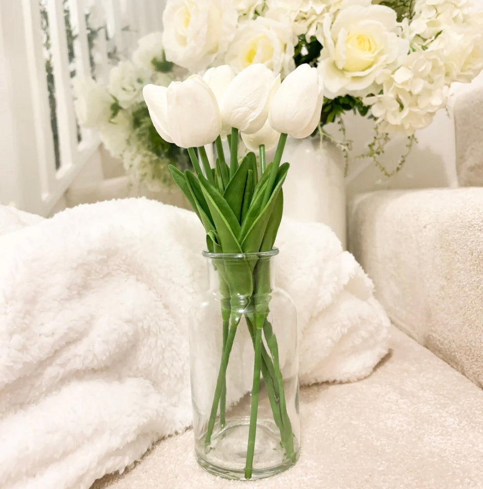 Faux Tulips In Vase