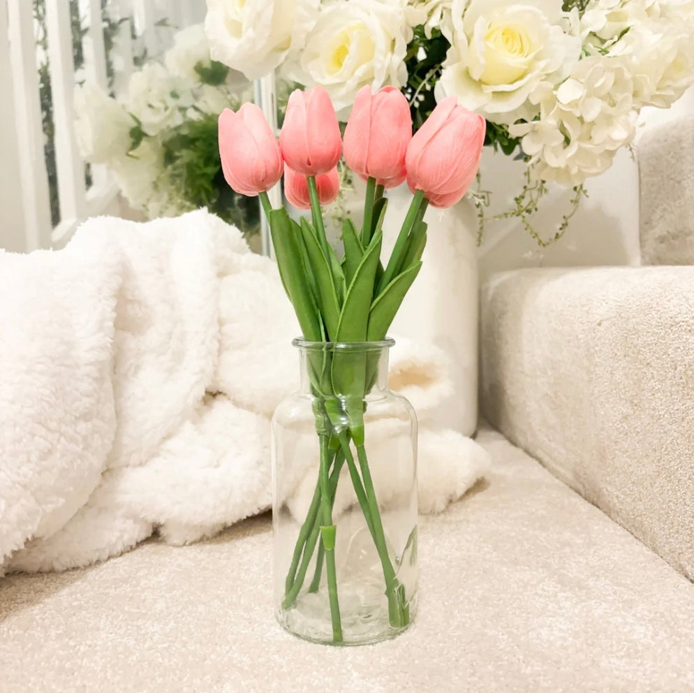 Faux Tulips In Vase