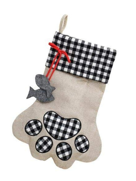 Paw Print Stocking