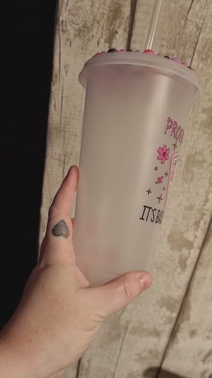 Bling Girl Math Cold Cup