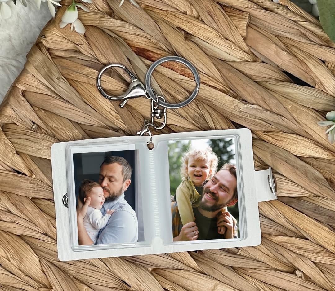 Mini Photo Album Keyring