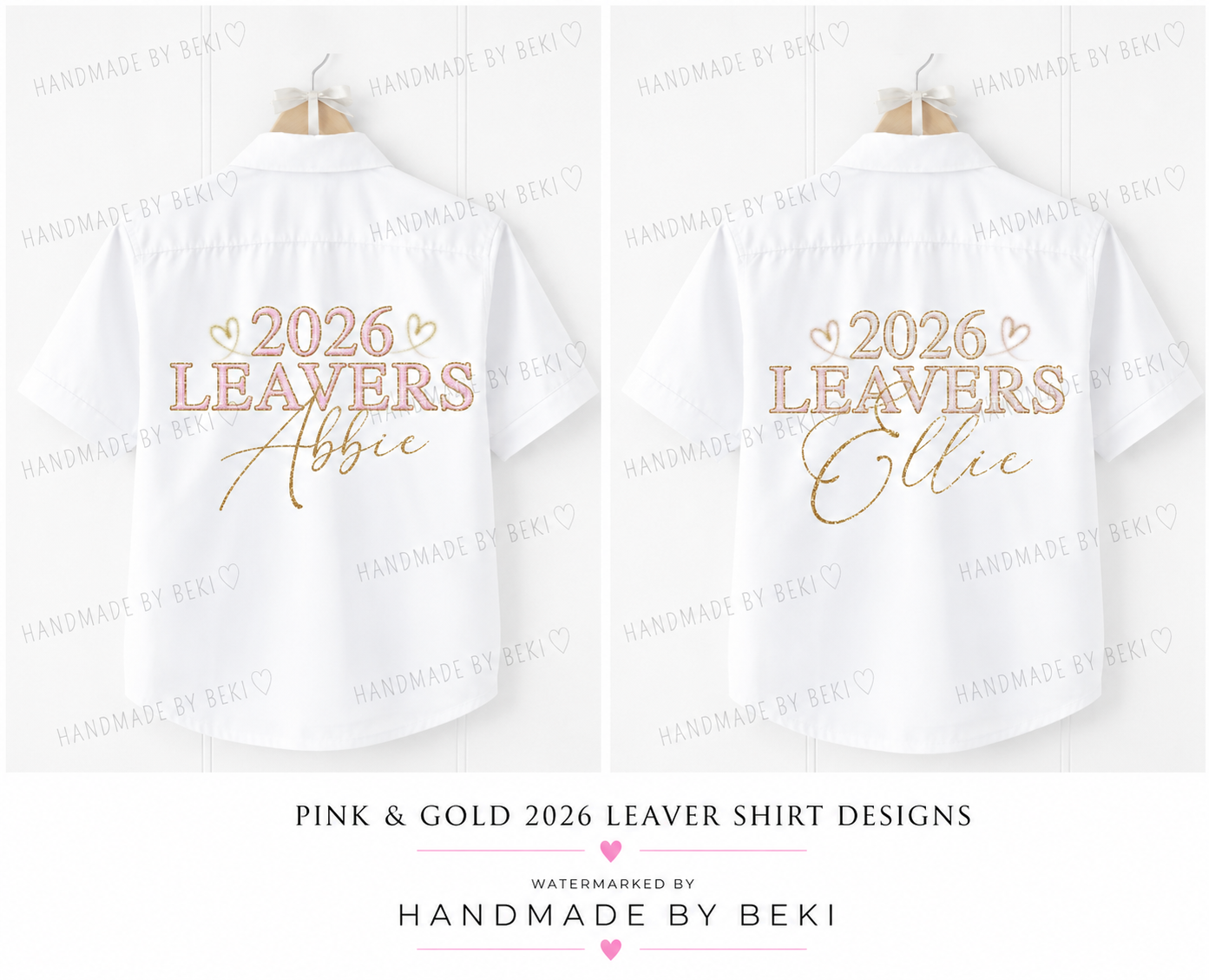 Gold Tweed Style Leavers Shirt