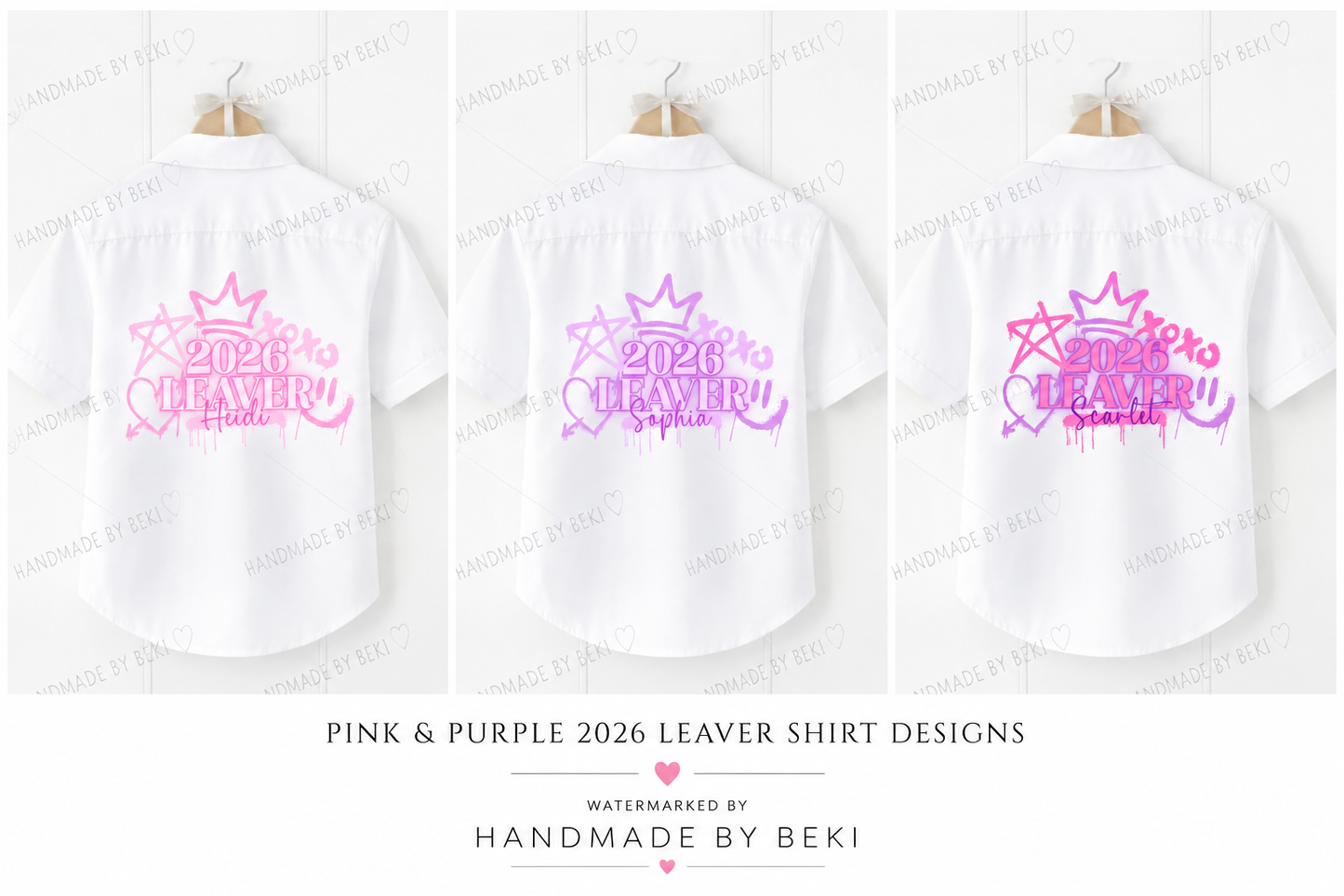 Graffiti Style Leavers Shirt