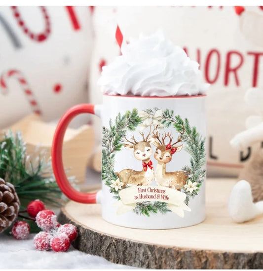 First Christmas Couple Mug