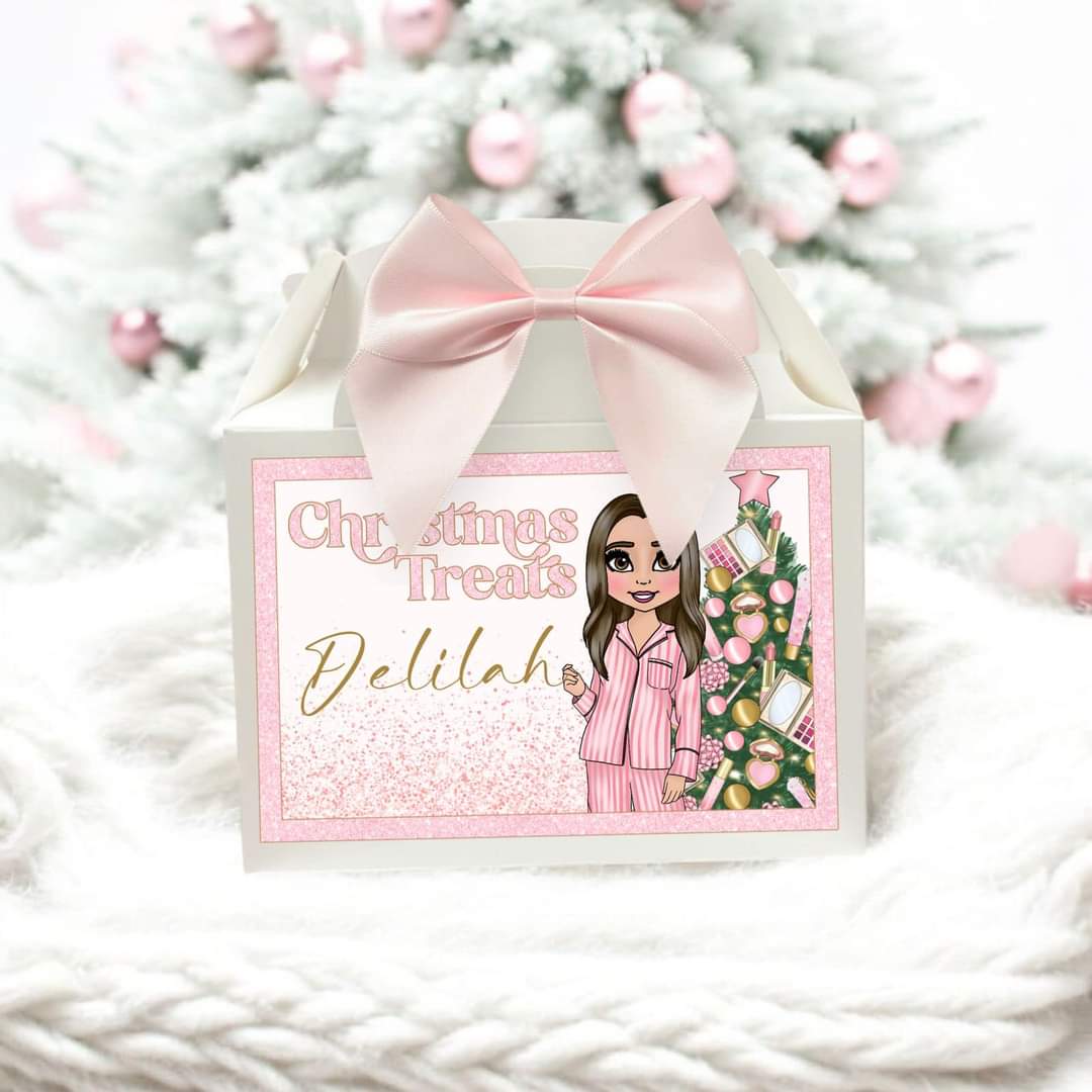 Make Up Dolly Christmas Treat Box