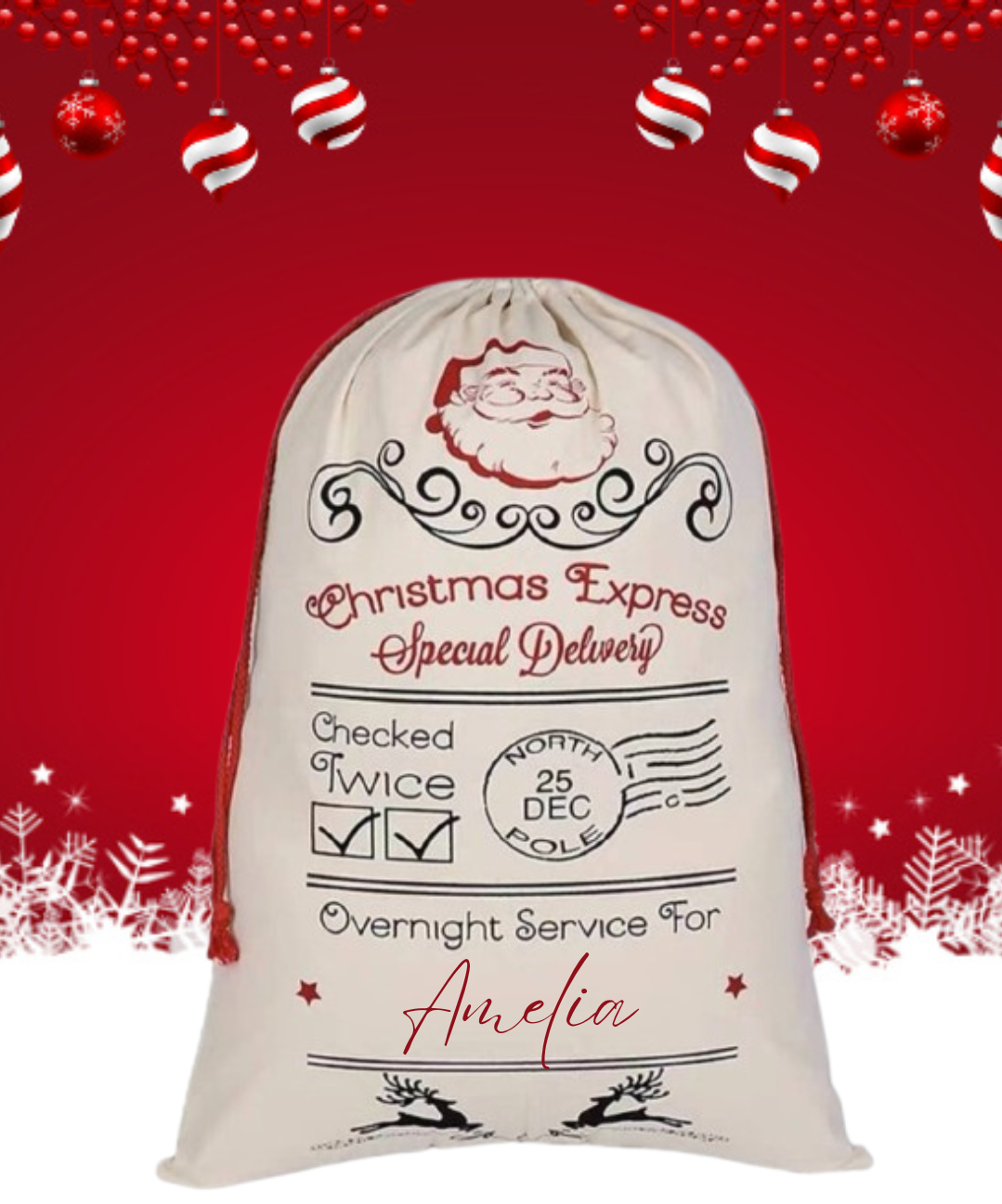 Personalised Santa Sack