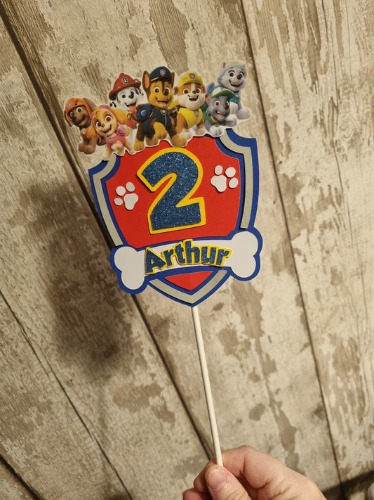 Paw Patrol Cake Topper