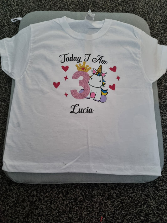 Unicorn Birthday T-Shirt