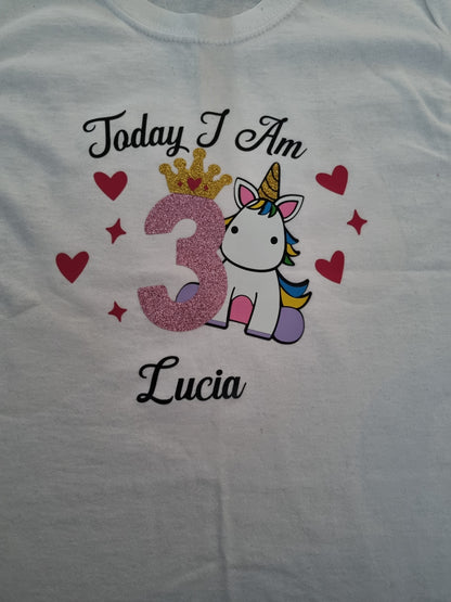 Unicorn Birthday T-Shirt