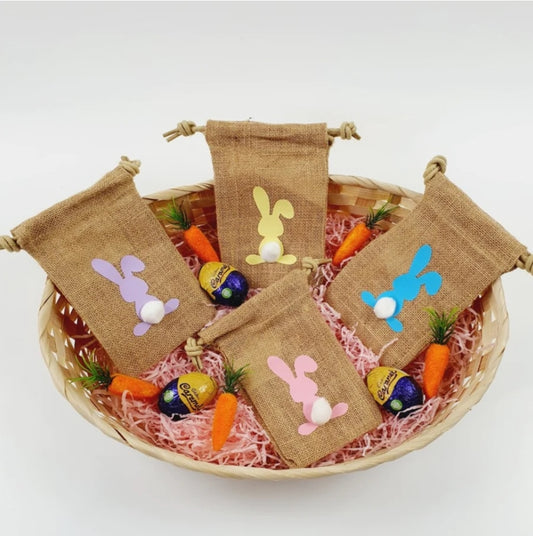Easter Jute Treat Bag