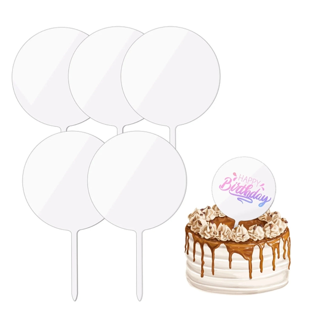 Acrylic Cake Toppers