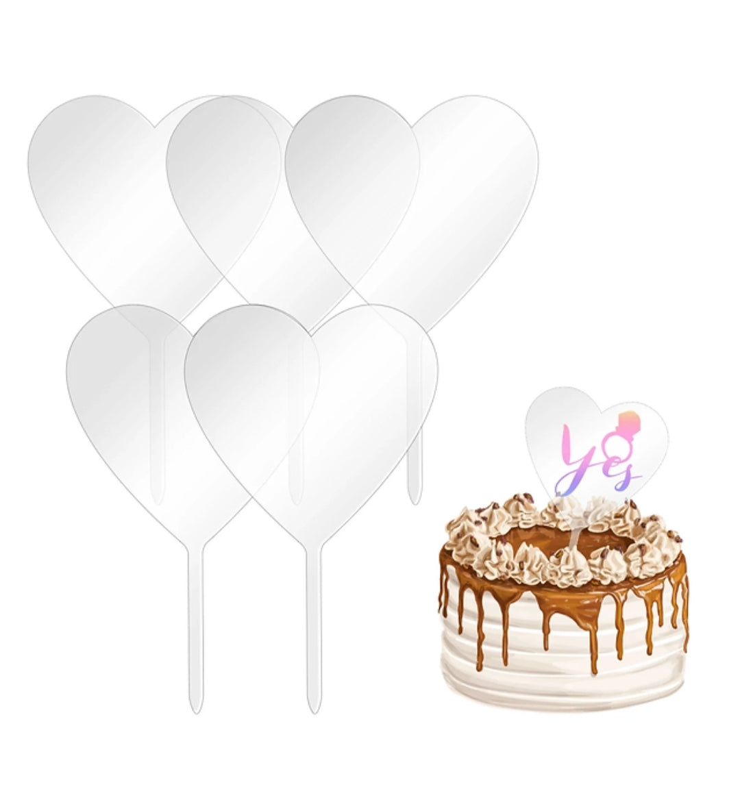 Acrylic Cake Toppers