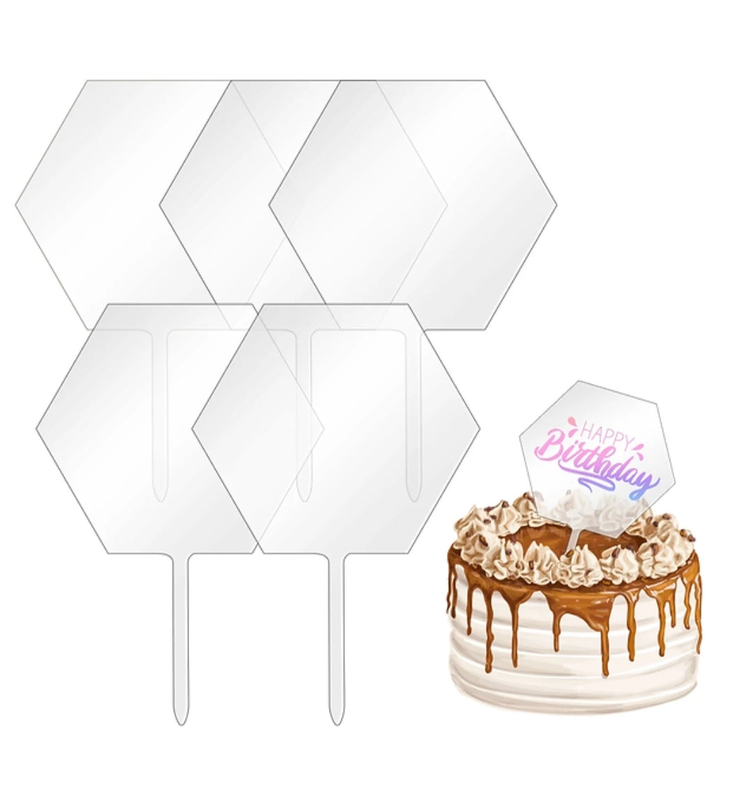 Acrylic Cake Toppers