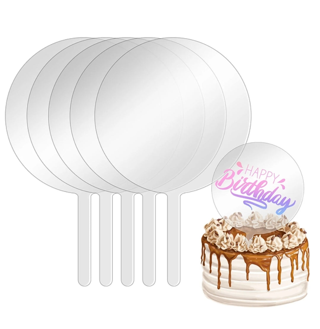 Acrylic Cake Toppers